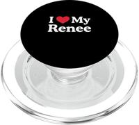 Amo la mia Renee Heart Renee Love Renee PopSockets PopGrip per MagSafe