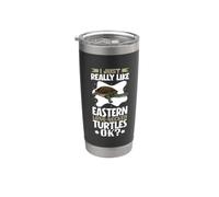 Amo la mia tartaruga a dorso piatto Bicchiere termico in acciaio inox doppia parete