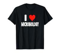 Amo la microbiologia - Cuore - Scienziato di Biologia Maglietta