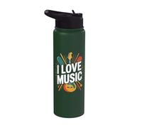 Amo la musica, Expression Entusiast Melody Stainless Steel Insulated Water Bottle