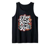 Amo la musica rock and roll per chitarra Canotta