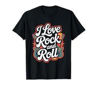 Amo la musica rock and roll per chitarra Maglietta