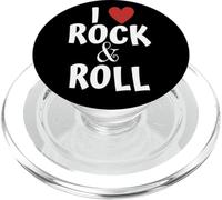 Amo la musica rock & roll per i fan PopSockets PopGrip per MagSafe