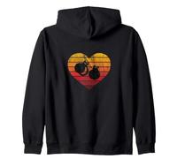 Amo la Musica Spagnola Spagna Castagne Danza Flamenco Felpa con Cappuccio