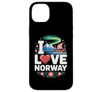 Amo la nave vichinga Norway Northern Lights Custodia per iPhone 14 Plus