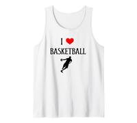 Amo la pallacanestro Mi piace la pallacanestro B-Ball Sport Lover Canotta