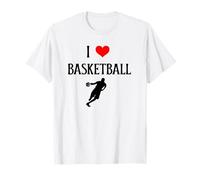 Amo la pallacanestro Mi piace la pallacanestro B-Ball Sport Lover Maglietta