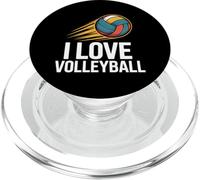 Amo la pallavolo Appassionato di squadra Sport Divertimento PopSockets PopGrip per MagSafe