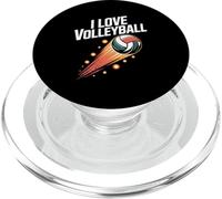 Amo la pallavolo appassionato gioco spirito PopSockets PopGrip per MagSafe