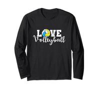 Amo la pallavolo Maglia a Manica