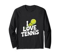 Amo la passione per gli appassionati di tennis Maglia a Manica