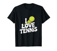 Amo la passione per gli appassionati di tennis Maglietta
