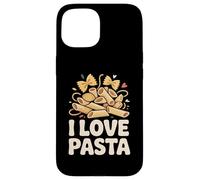 Amo la pasta Divertimento per gli appassionati di cucina Custodia per iPhone 15