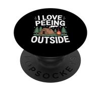 Amo La Pisciata Fuori Avventura PopSockets PopGrip Adesivo