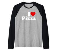 Amo la pizza Mi piace la pizza Maglia con Maniche Raglan