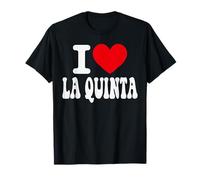 Amo LA Quinta California Heart Souvenir CA City Pride Maglietta