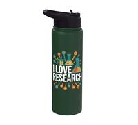 Amo la ricerca Chimica Scienza Divertimento Stainless Steel Insulated Water Bottle