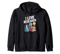 Amo la ricerca Curiosità Esplorazione Felpa con Cappuccio