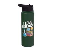 Amo la ricerca Curiosità Esplorazione Stainless Steel Insulated Water Bottle