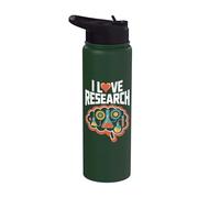 Amo la ricerca, la scienza, il g esign Stainless Steel Insulated Water Bottle