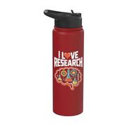 Amo la ricerca, la scienza, il g esign Stainless Steel Insulated Water Bottle
