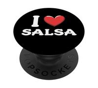 Amo la salsa PopSockets PopGrip Adesivo