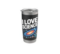 Amo la scienza Appassionato dell'universo cosmico Bicchiere termico in acciaio inox doppia parete