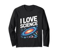 Amo la Scienza Appassionato dell'universo cosmico Maglia a Manica