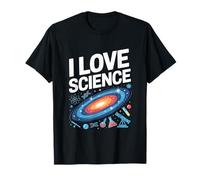 Amo la Scienza Appassionato dell'universo cosmico Maglietta