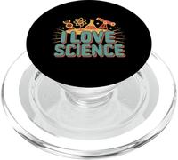 Amo la scienza Chimica Astronomia PopSockets PopGrip per MagSafe