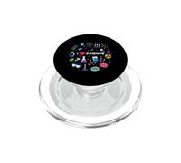 Amo la scienza Divertente Fisica Chimica STEM Scienza Nerd PopSockets PopGrip per MagSafe