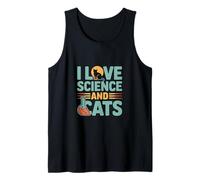 Amo la Scienza e i Gatti Chimica Feline Canotta