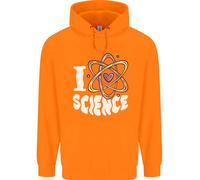 Amo La Scienza Fisica Chimica Biologia Nerd Felpa Per Bambini