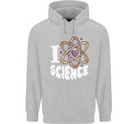 Amo La Scienza Fisica Chimica Biologia Nerd Felpa Per Bambini