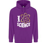 Amo La Scienza Fisica Chimica Biologia Nerd Felpa Per Bambini