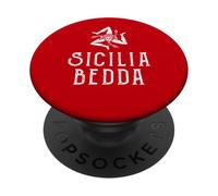 Amo la Sicilia Stemma siciliano PopSockets PopGrip Adesivo