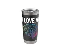 Amo la tecnologia AI Brain Circuit Bicchiere termico in acciaio inox doppia parete