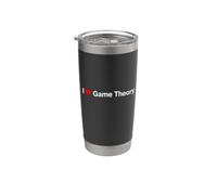 Amo la teoria dei giochi Bicchiere termico in acciaio inox doppia parete