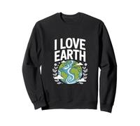 Amo la Terra, appassionato di natura ecologica Felpa
