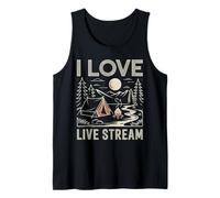 Amo la Vita all'Aria Aperta Escursionismo Avventura Entusias Canotta