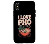 Amo la zuppa di noodle vietnamita Pho Custodia per iPhone X/XS