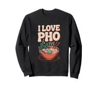 Amo la zuppa di noodle vietnamita Pho Felpa