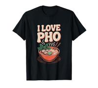 Amo la zuppa di noodle vietnamita Pho Maglietta