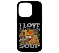 Amo la zuppa Funny Capybara Meme Bootleg Y2K Graphic Custodia per iPhone 14 Pro