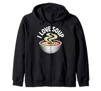 Amo la zuppa Goditi Il Caldo Comfort Felpa con Cappuccio