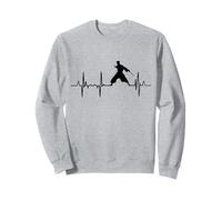 Amo l'Aikido Cardiogramma Aikidoka Felpa