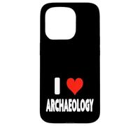 Amo l'archeologia - Artefatti del cuore Storia degli scavi umana Custodia per iPhone 15 Pro