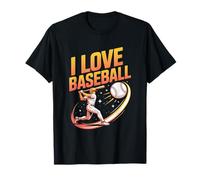 Amo L'Arte del Giocatore appassionato di Baseball Maglietta