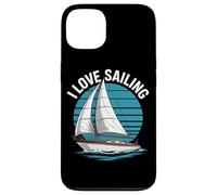 Amo l'arte della barca nautica a vela Custodia per iPhone 13
