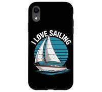 Amo l'arte della barca nautica a vela Custodia per iPhone XR